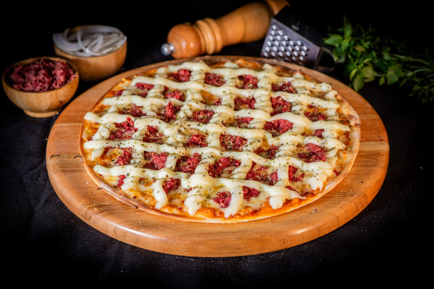 Carne seca com catupiry